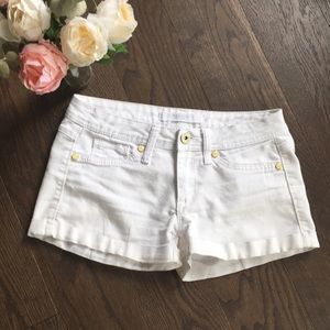 Domaine Brand Jeans White Shorts